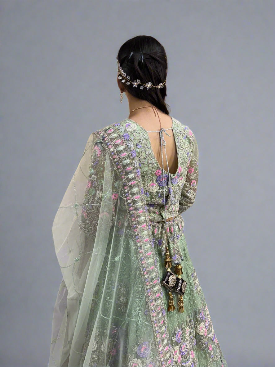 premium Coding Sequins work and designer lehenga choli perfect fit for you