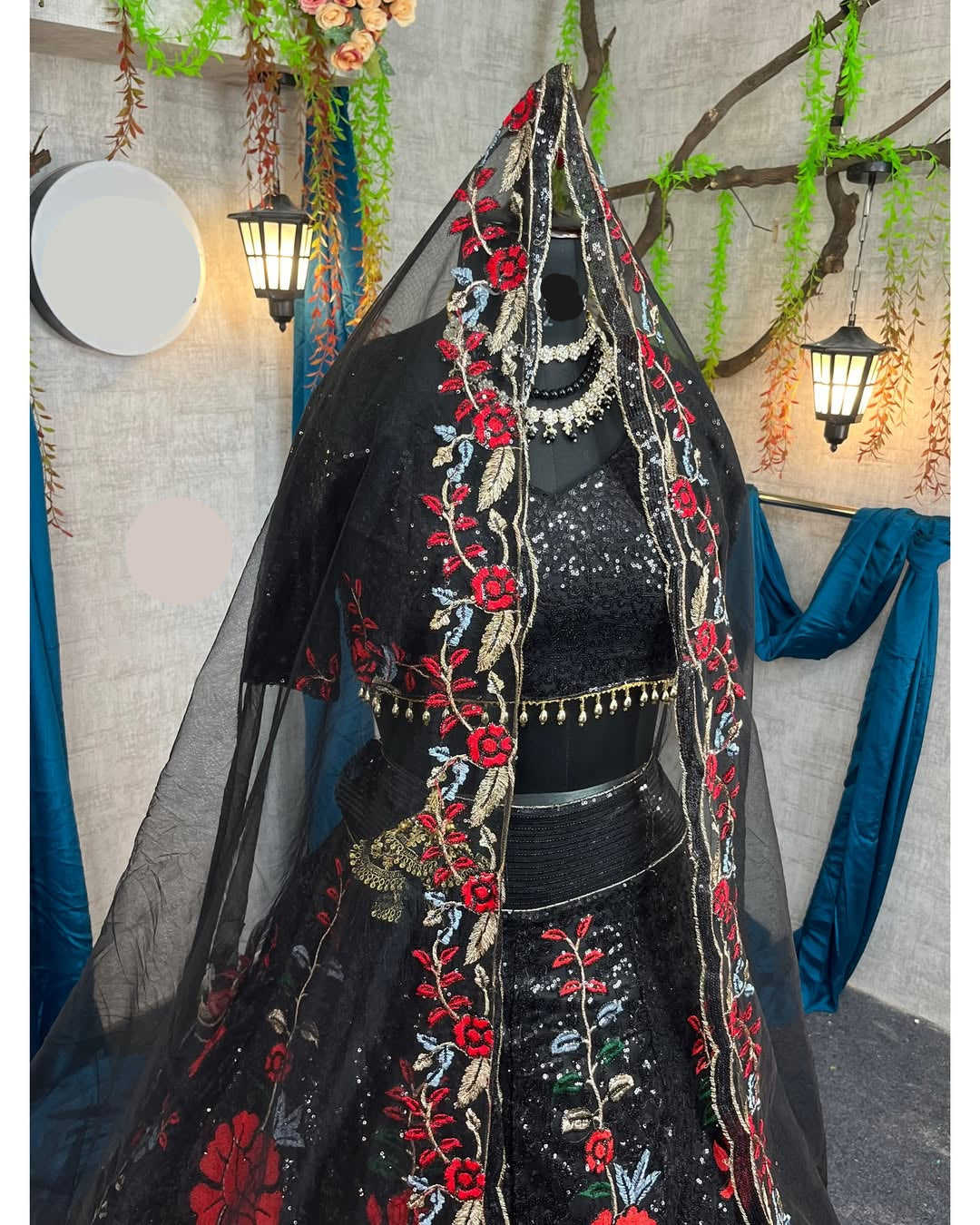 Trendy black Soft Mono Net lehenga with Embroidered Work With Cancan  and designer blouse