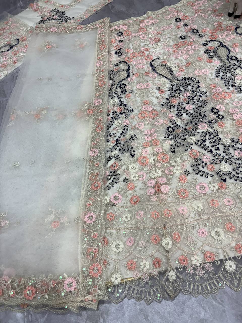 Soft Butterfly Net Lehenga with Coding Sequins Work – Wedding & Party Wear |