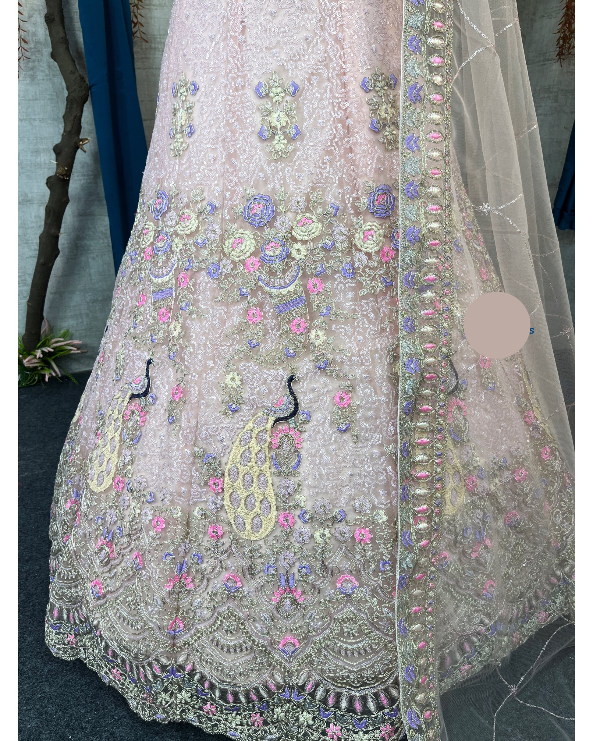 Pink colour premium Coding Sequins work and designer blouse perfect fit for you