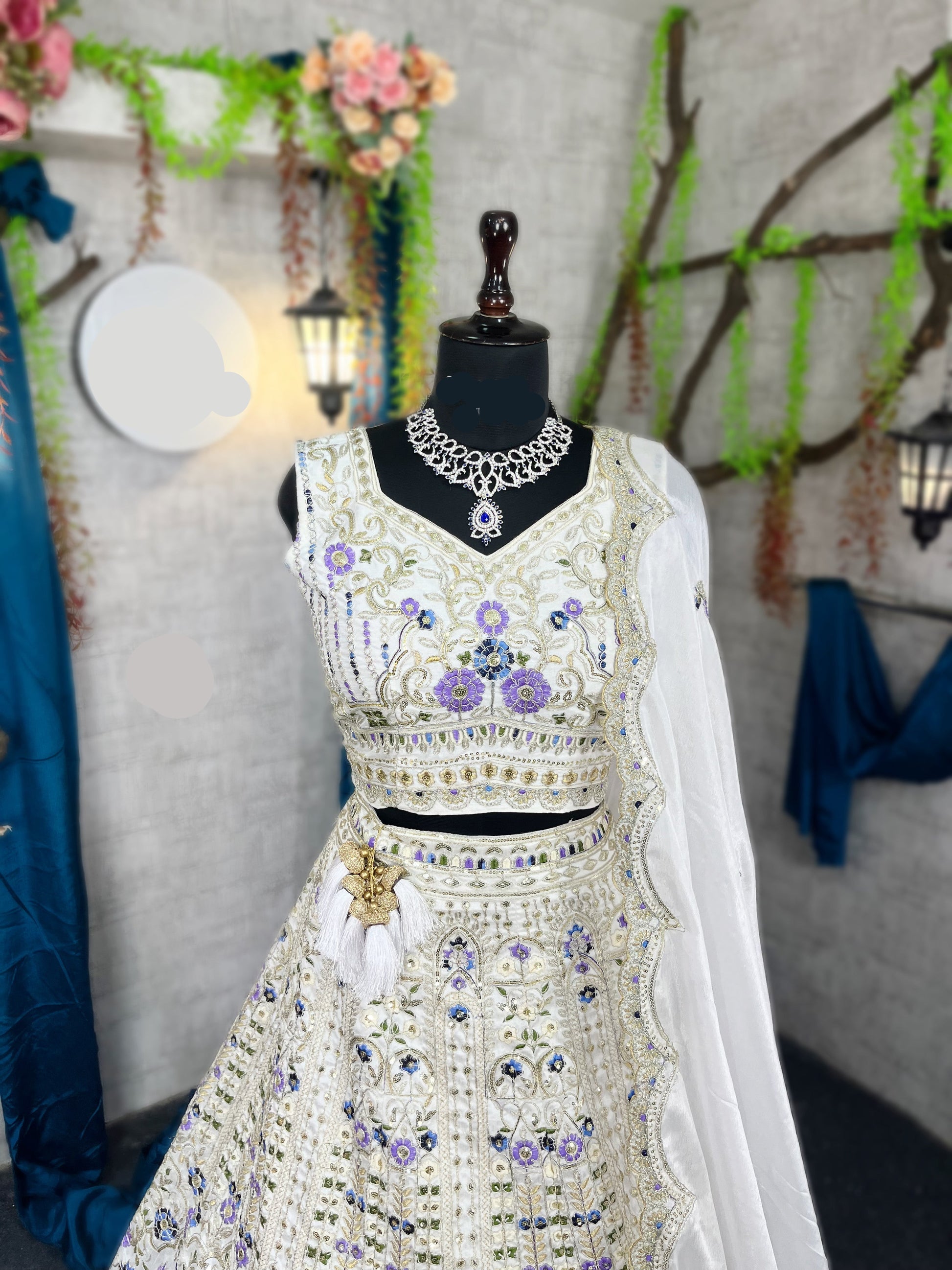 Heavy Mono Satin Silk Lehenga with Coding Sequins Embroidery – Perfect for Wedding & Party Wear