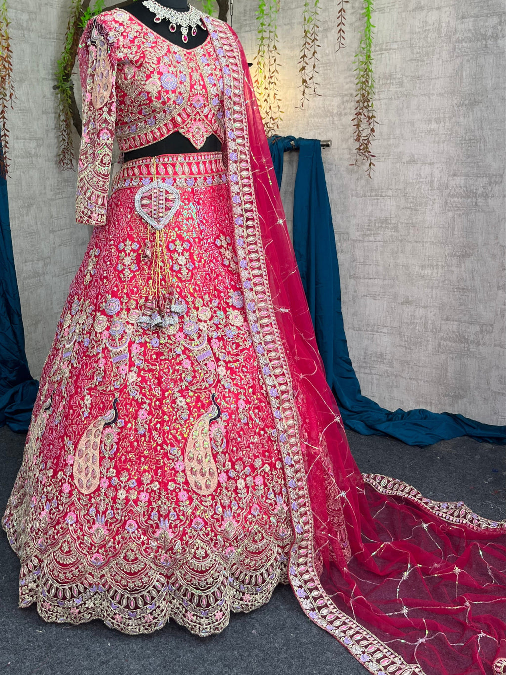 Rani colour premium Coding Sequins work and designer blouse perfect fit for you