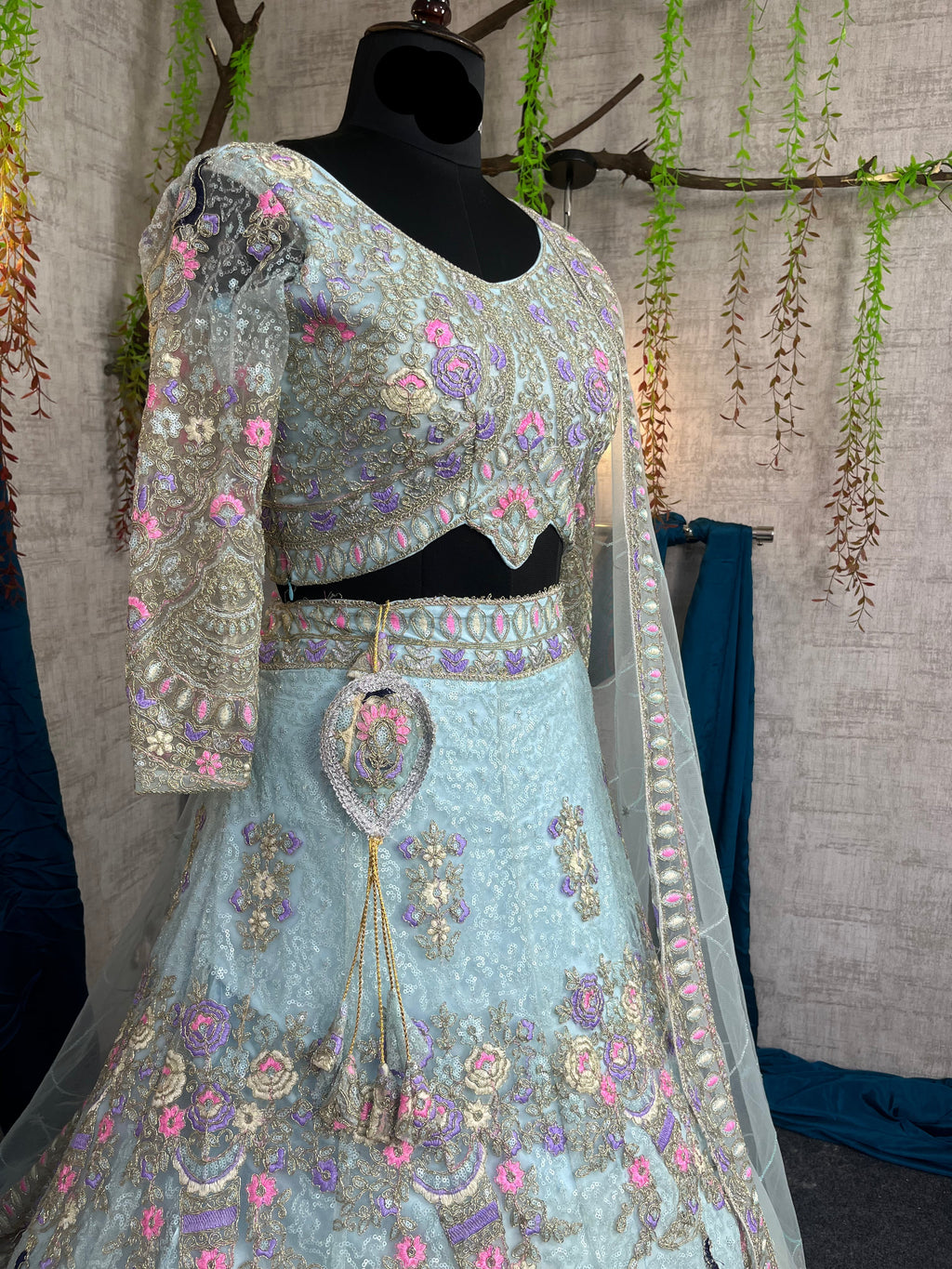 premium Lehenga Coding Sequins work and designer blouse perfect fit for you