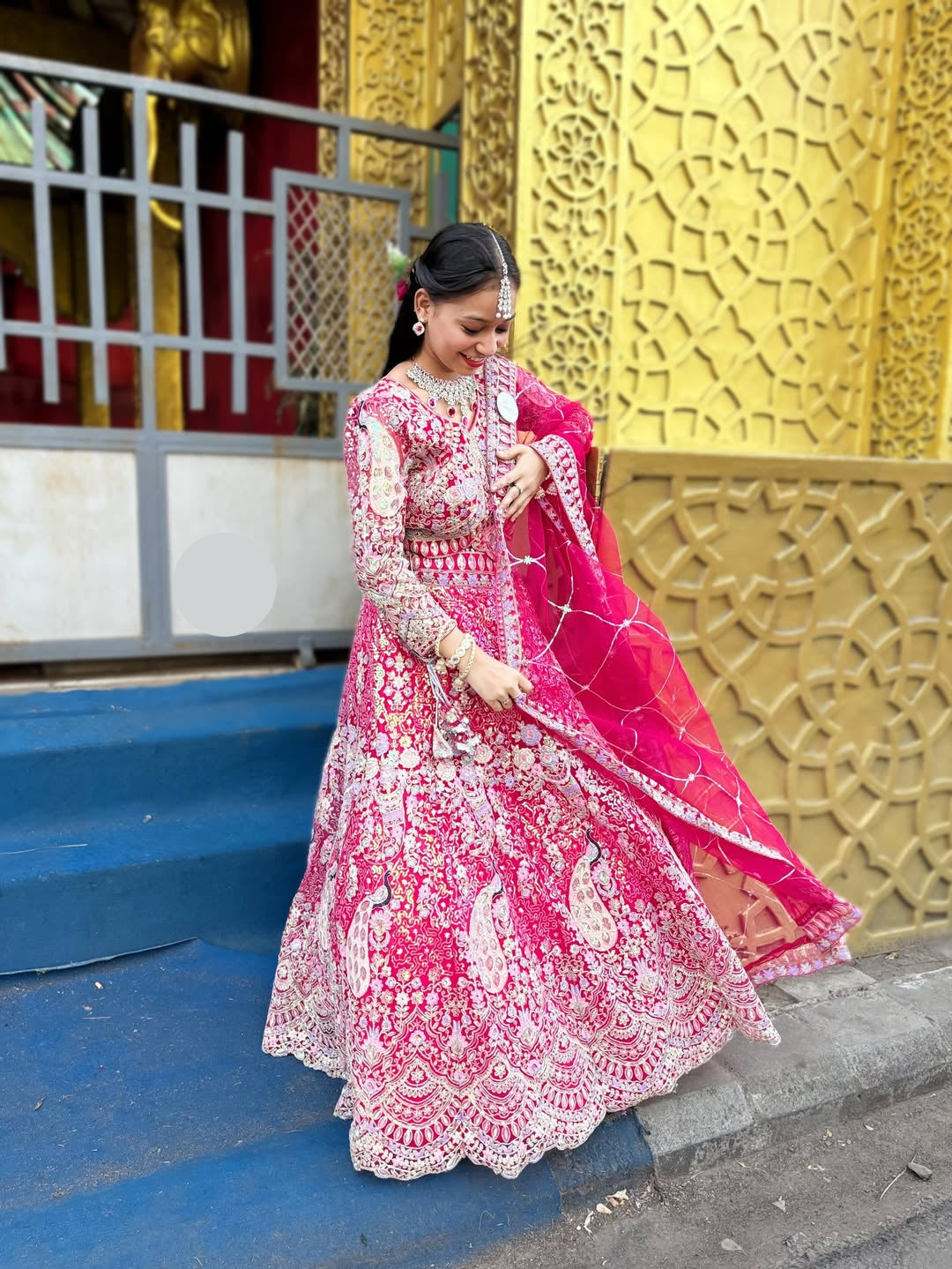 Rani colour premium Coding Sequins work and designer blouse perfect fit for you