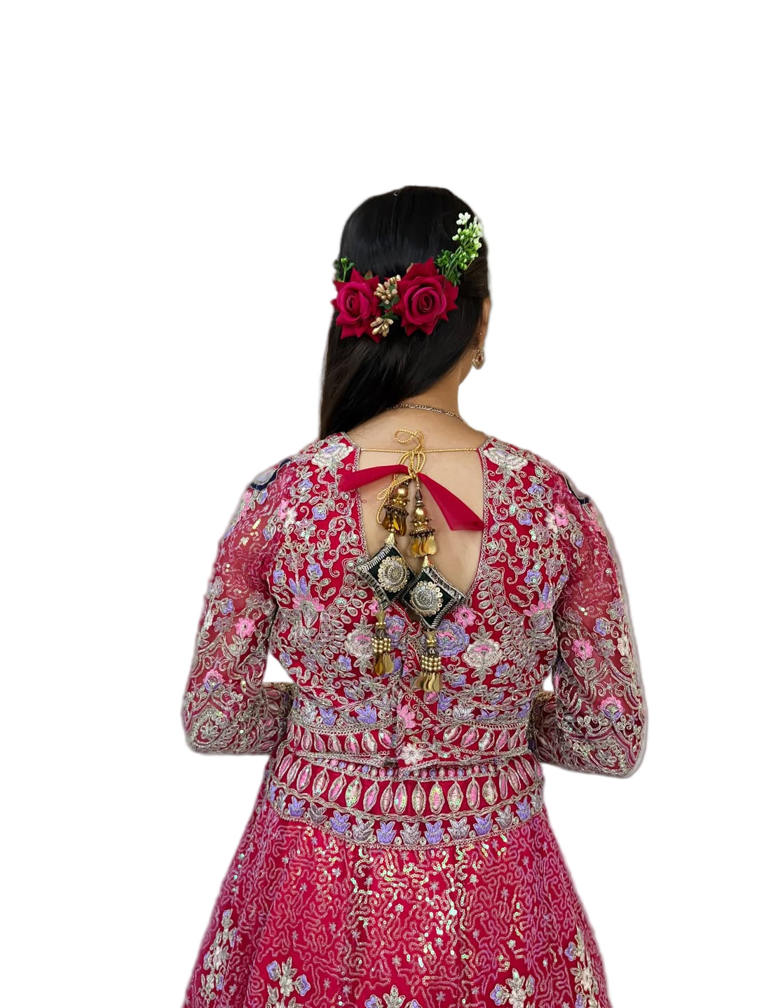 Rani colour premium Coding Sequins work and designer blouse perfect fit for you