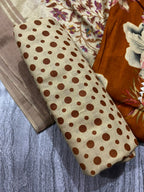 Women’s Cotton Printed Dress Material – 3 Piece Unstitched Fabric Set (Kurta, Bottom & Dupatta)