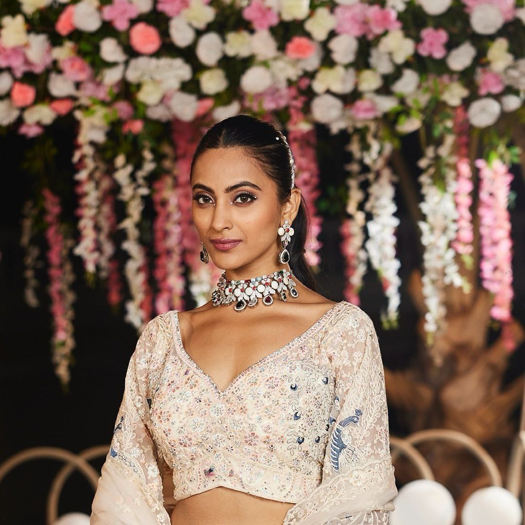 Peacock Design Butterfly Net Lehenga Choli Set - 3.5m Flare with Dori & Sandwich Sequins
