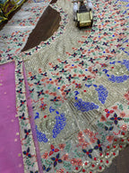 Royal Mor Mahal Mirror Embroidered Lehenga Choli