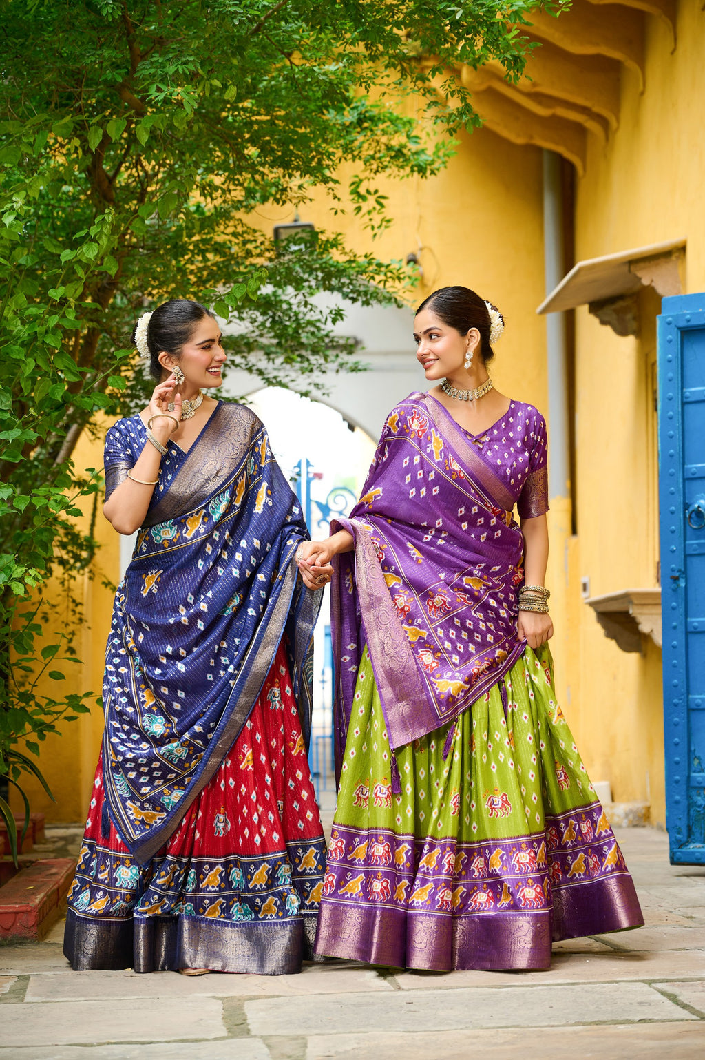 ✨ Heavy Lichi Jacquard Lehenga Choli with Dupatta (Stitched, Upto Size 44) | Bridal Party Wear ✨