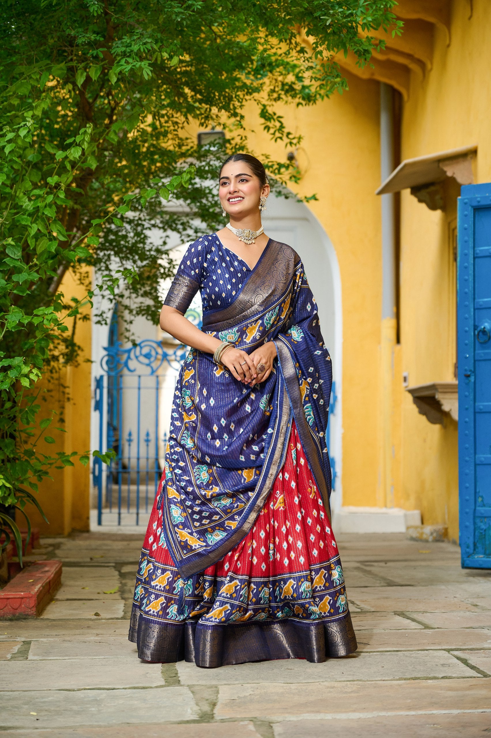✨ Heavy Lichi Jacquard Lehenga Choli with Dupatta (Stitched, Upto Size 44) | Bridal Party Wear ✨