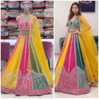 Rang Mahal Mirrorwork Multi-Panel Lehenga Choli