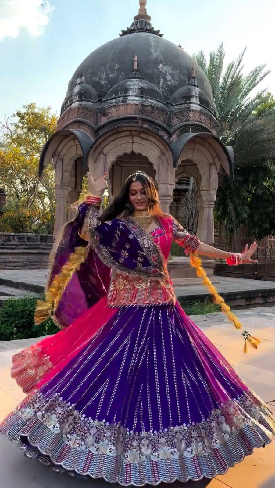 Darbari Poshak | Heavy Embroidered Royal Lehenga Choli  PC-530
