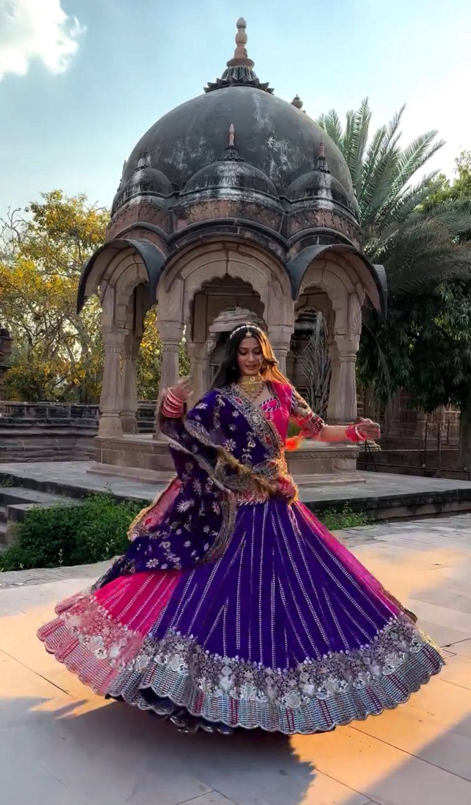 Darbari Poshak | Heavy Embroidered Royal Lehenga Choli  PC-530