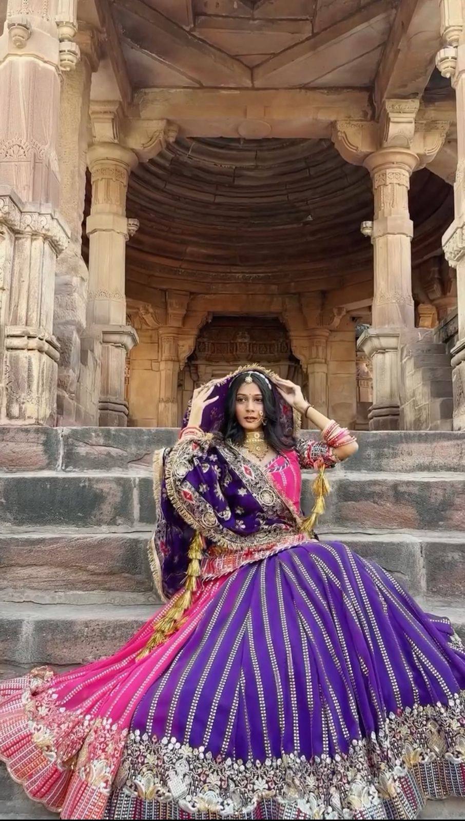 Darbari Poshak | Heavy Embroidered Royal Lehenga Choli  PC-530