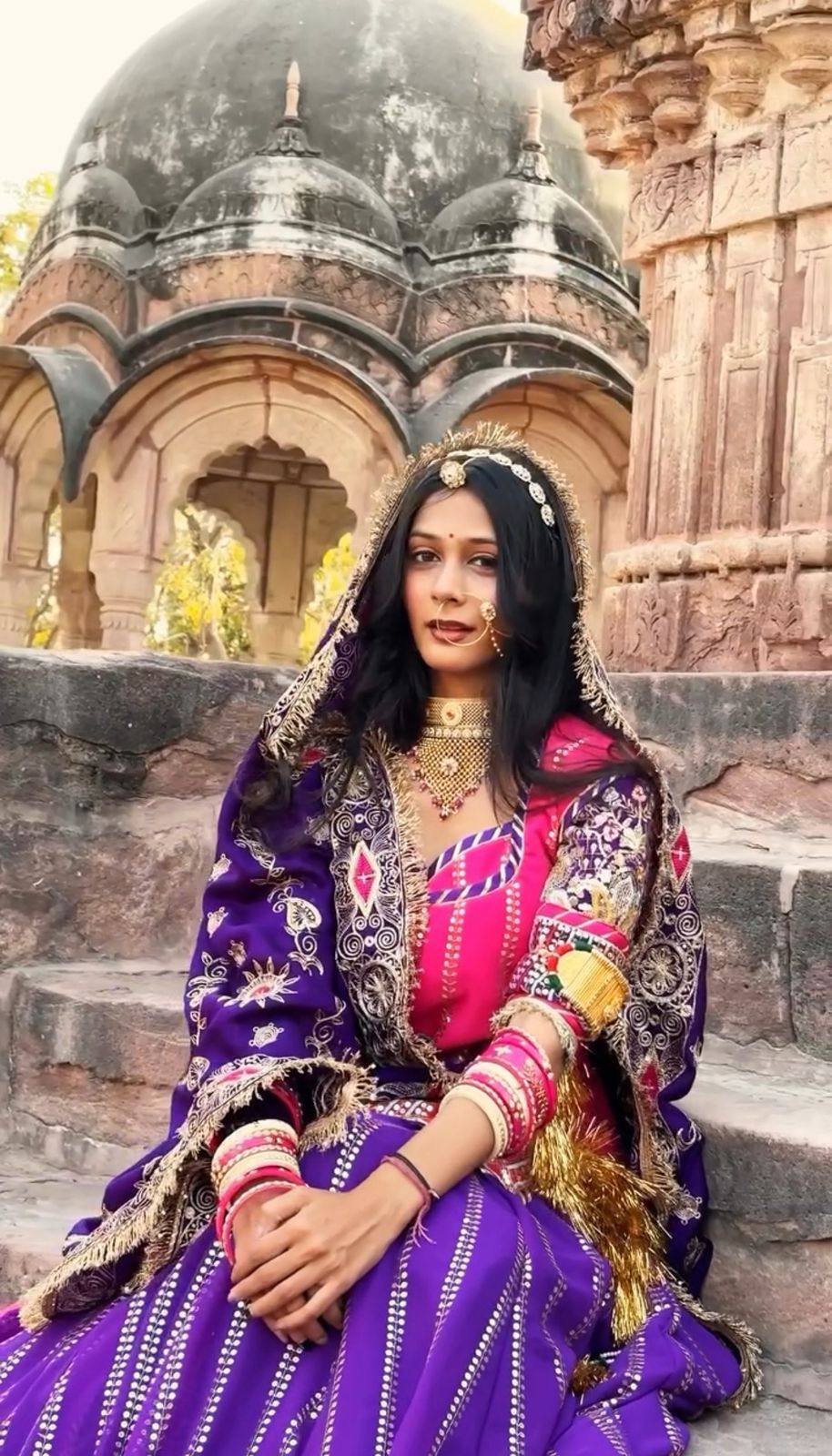 Darbari Poshak | Heavy Embroidered Royal Lehenga Choli  PC-530