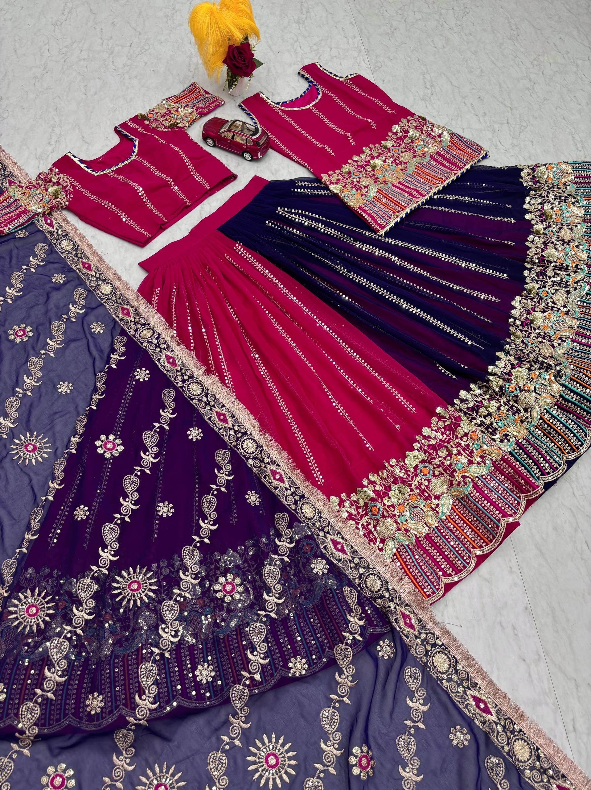 Darbari Poshak | Heavy Embroidered Royal Lehenga Choli  PC-530