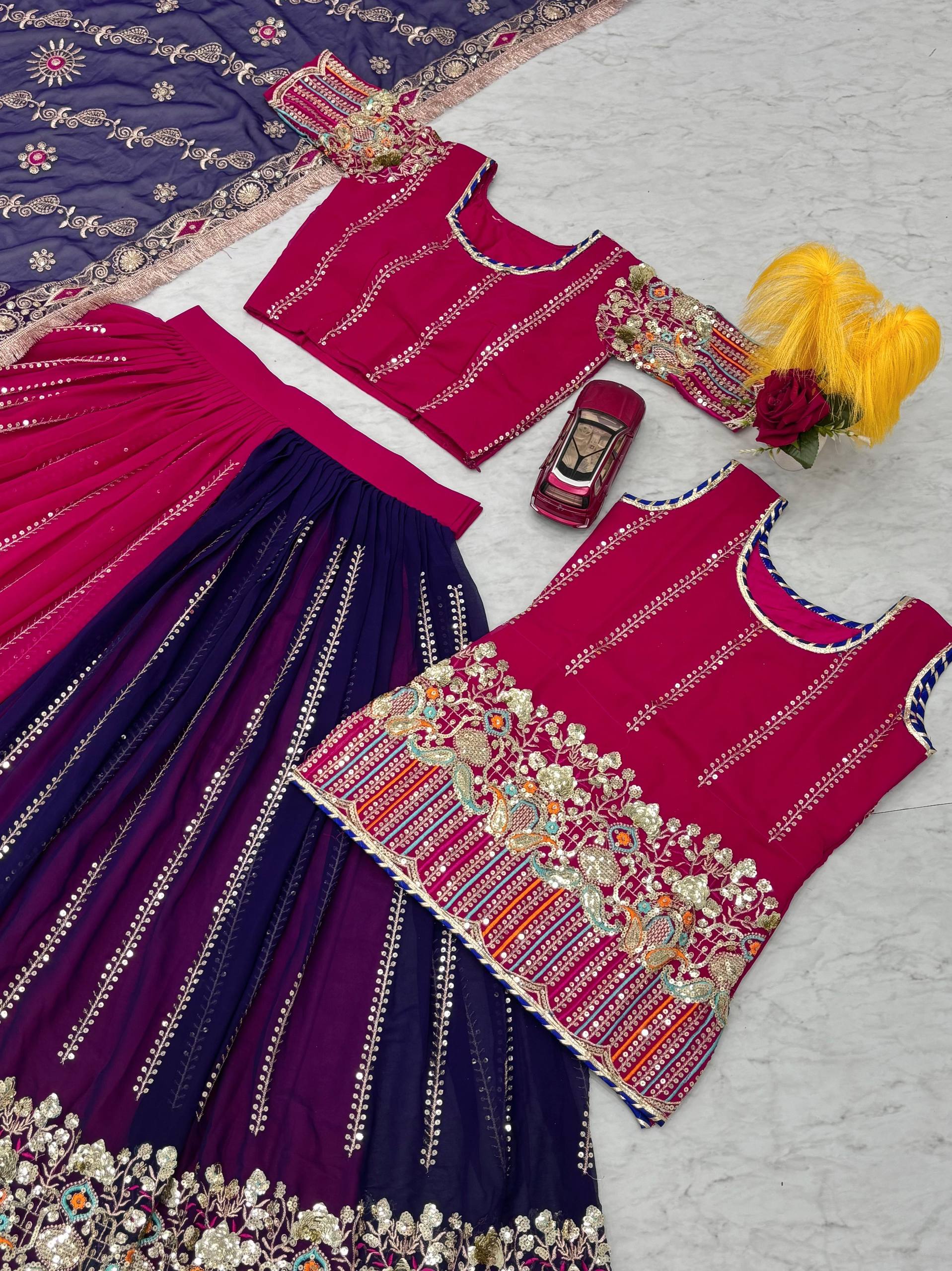 Darbari Poshak | Heavy Embroidered Royal Lehenga Choli  PC-530