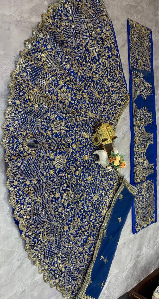 Women's Twinkle Silk Lehenga Choli - Sequins & Embroidery Work
