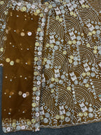 Lehenga Choli with Butterfly & Floral Sequins Embroidery