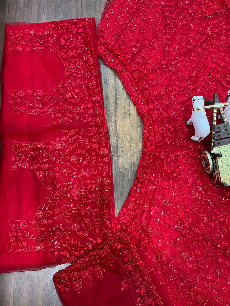 Ethereal Embroidered Butterfly Net Lehenga Set for Dreamy Celebrations