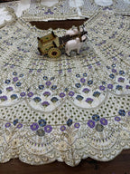 Lavender Royal Heritage Embroidered Lehenga Choli
