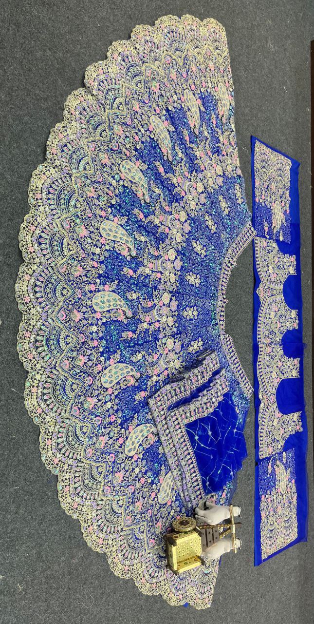 Purple colour premium Coding Sequins work and designer blouse perfect fit for you