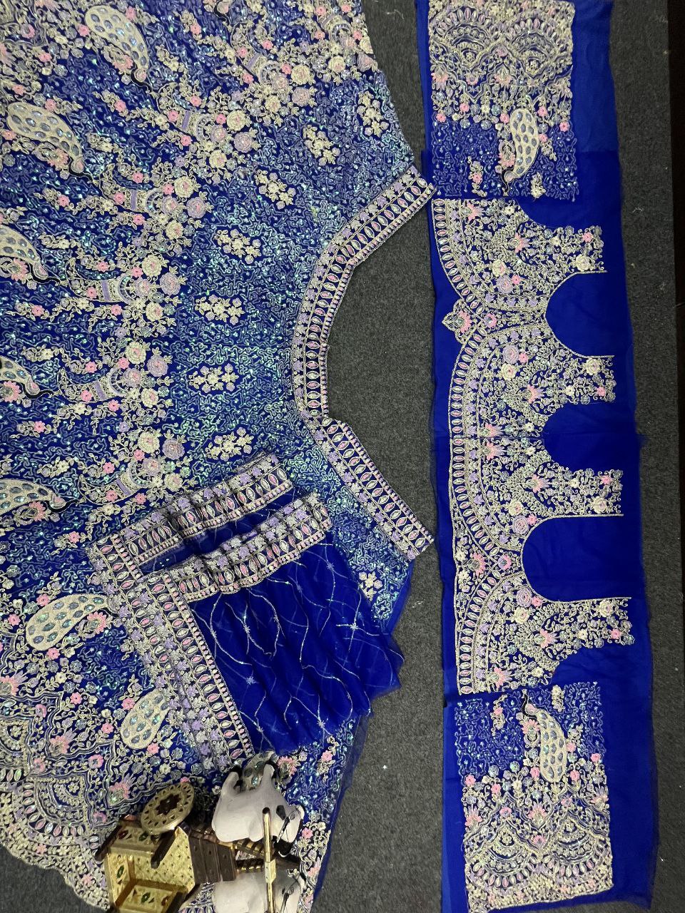 Purple colour premium Coding Sequins work and designer blouse perfect fit for you