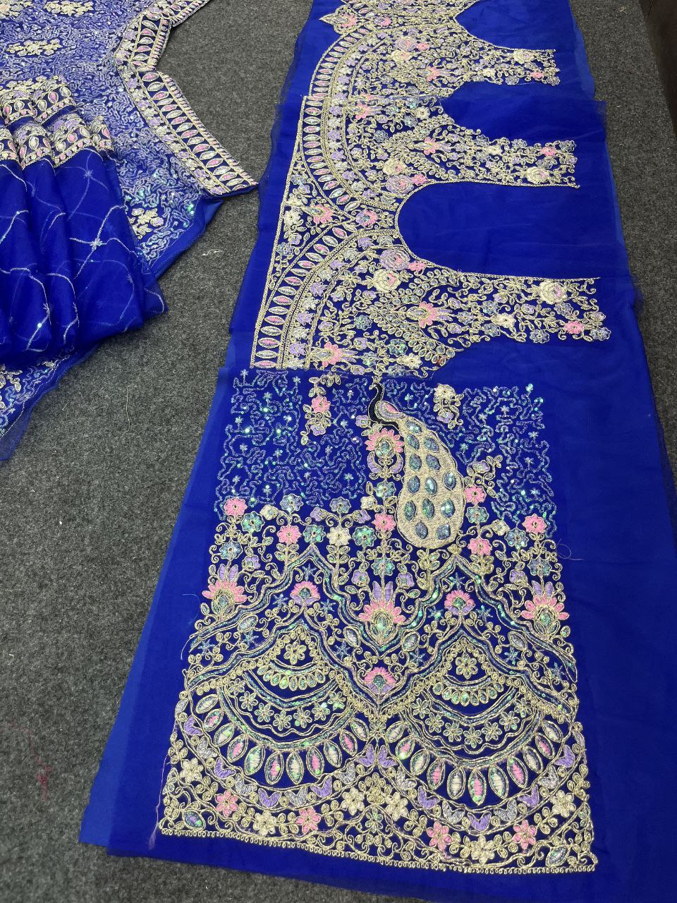 Purple colour premium Coding Sequins work and designer blouse perfect fit for you