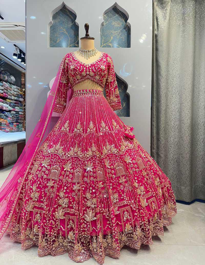 Premium Soft Net Lehenga Choli with Coding Sequins & Dupatta – Glamorous Ethnic Ensemble