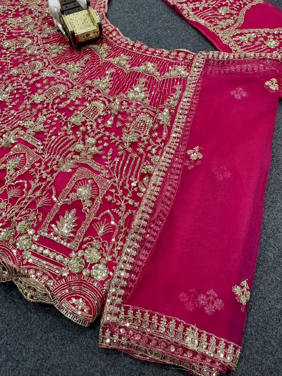 Premium Soft Net Lehenga Choli with Coding Sequins & Dupatta – Glamorous Ethnic Ensemble