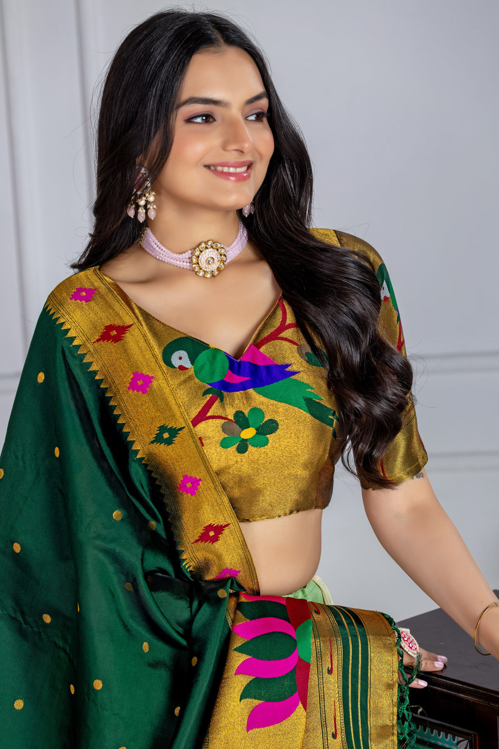 ✨ "Heavy Jacquard Lichi Silk Lehenga Choli with Zari Weaving (Stitched Upto Size 44) | Wedding & Party Wear 🌹"