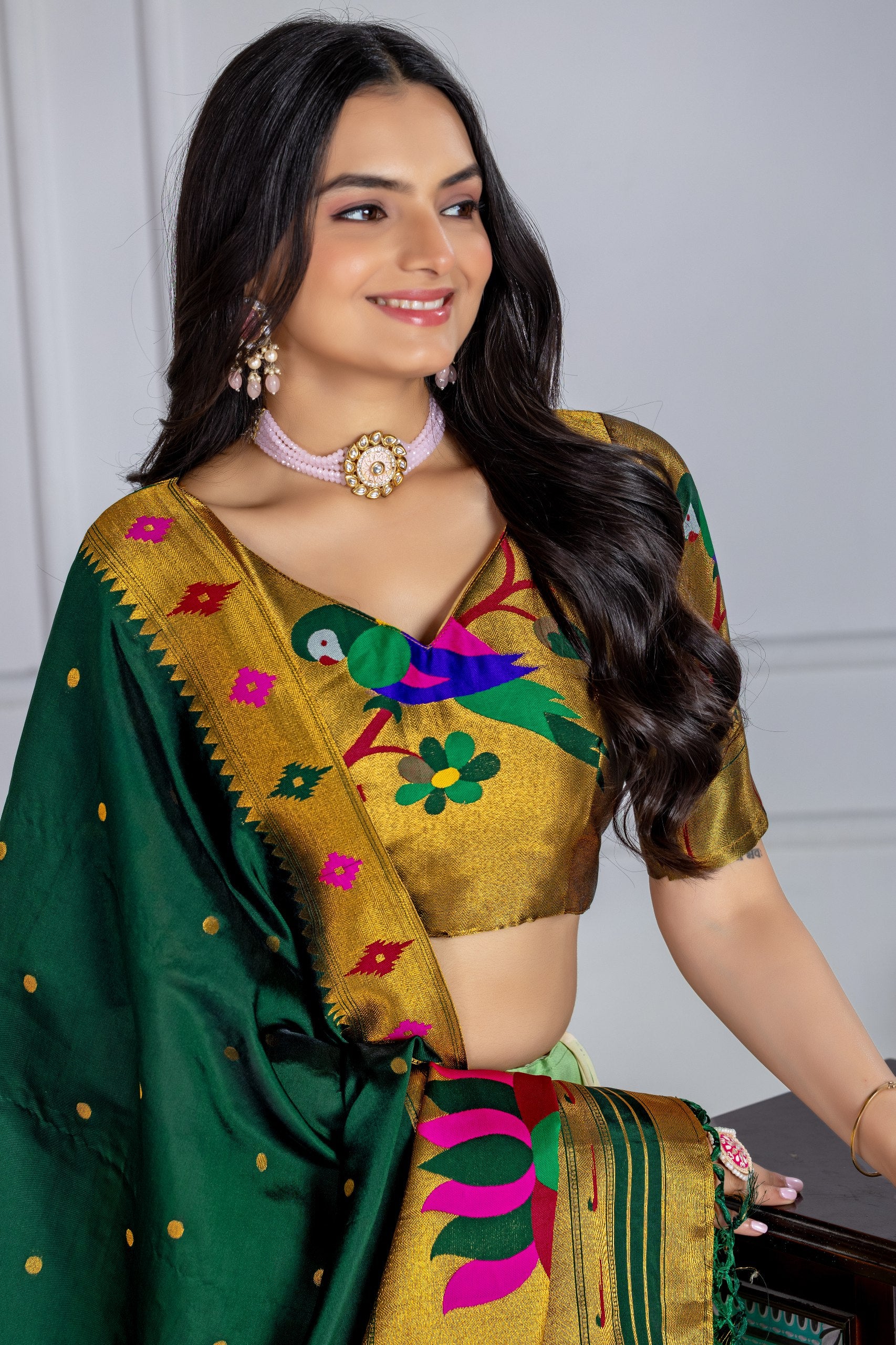 ✨ "Heavy Jacquard Lichi Silk Lehenga Choli with Zari Weaving (Stitched Upto Size 44) | Wedding & Party Wear 🌹"