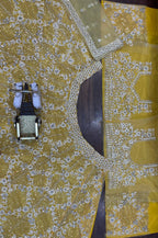Soft Net Lehenga Choli with Sequins & Floral Embroidery
