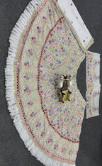 “Ivory Petal Symphony Lehenga”