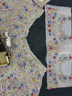 “Ivory Petal Symphony Lehenga”