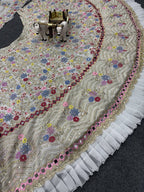 “Ivory Petal Symphony Lehenga”