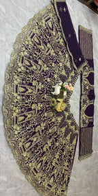 Premium Soft Net Lehenga Choli with Sequins & Embroidery Work