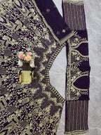Premium Soft Net Lehenga Choli with Sequins & Embroidery Work