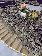Premium Soft Net Lehenga Choli with Sequins & Embroidery Work