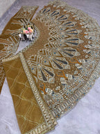 Regal Peacock Heritage Embroidered Lehenga Choli