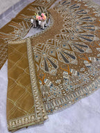 Regal Peacock Heritage Embroidered Lehenga Choli