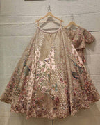 Pastel Garden Embroidered Net Lehenga Choli