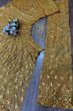 Elegant Soft Net Lehenga Choli withK Floral Embroidery