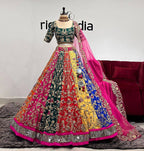 Rangoli Royale Multi-Panel Embroidered Lehenga Choli