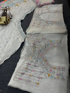 Multi-Color Embroidered Lehenga Set with Floral and Sequin Work