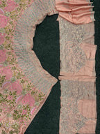 Blush Pink Floral Sequin Embroidered Lehenga Choli
