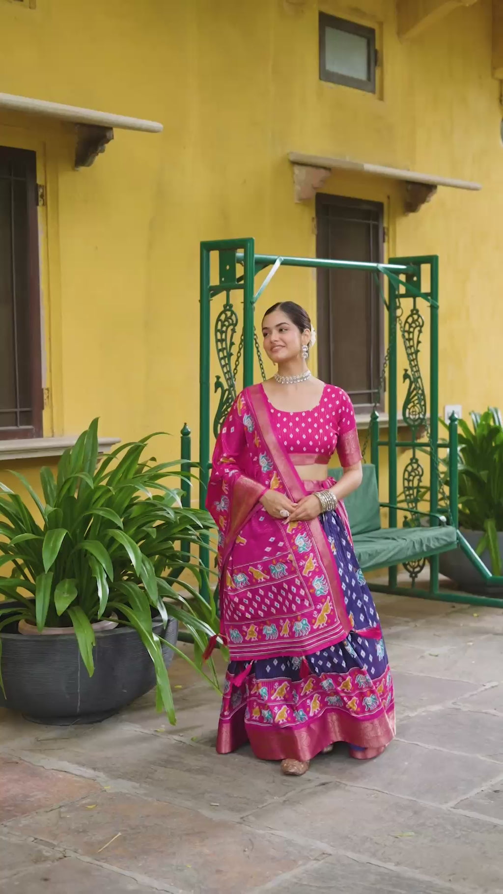 ✨ Heavy Lichi Jacquard Lehenga Choli with Dupatta (Stitched, Upto Size 44) | Bridal Party Wear ✨