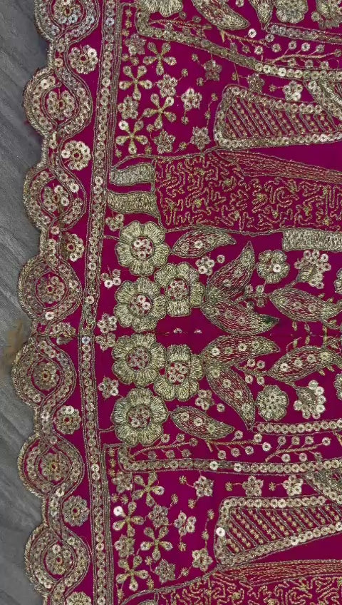 Premium Two-Tone Tapeta Silk Lehenga Choli Set
