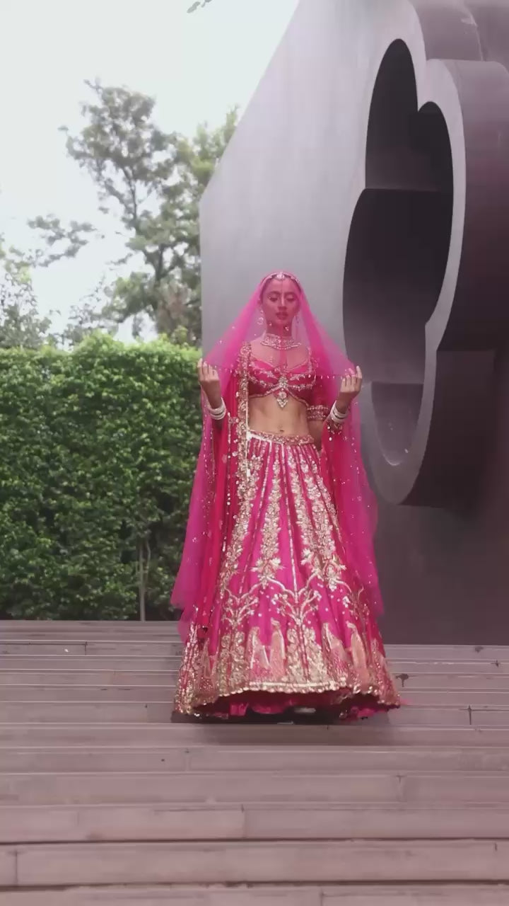 Premium Two-Tone Tapeta Silk Lehenga Choli Set