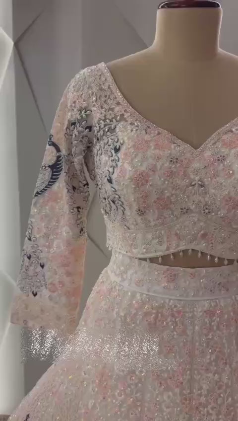 Soft Butterfly Net Lehenga with Coding Sequins Work – Wedding & Party Wear |